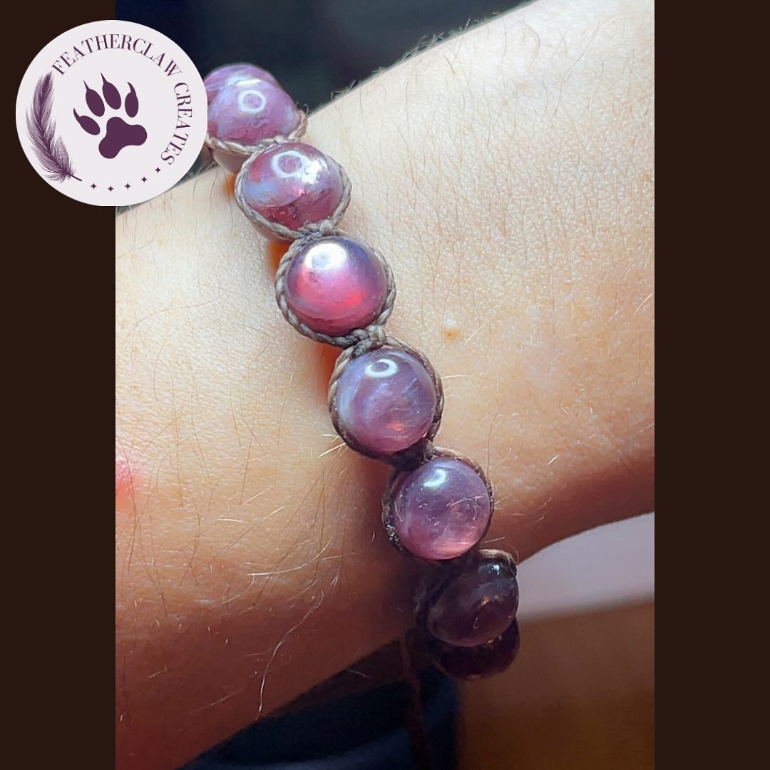 'Radiant Calm' Gemmy Lepidolite Adjustable Bracelet