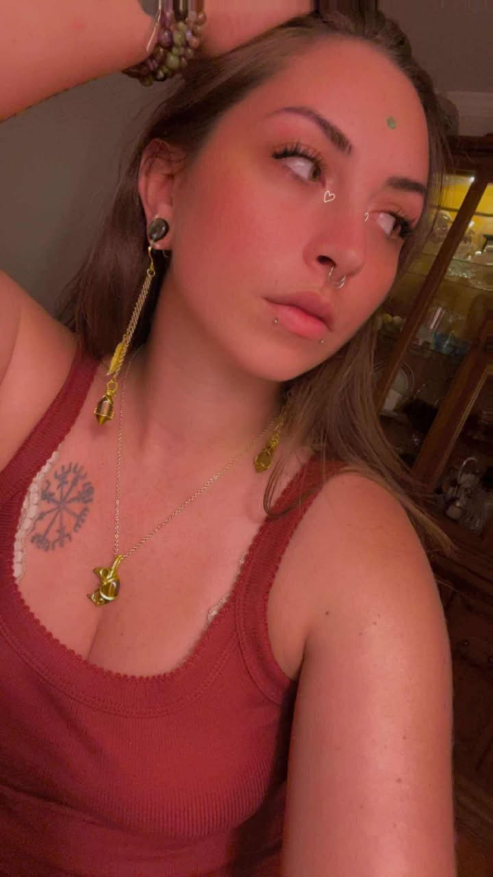 'Crescent Valor' Tiger's Eye Crescent Moon Necklace & Point Earring Set