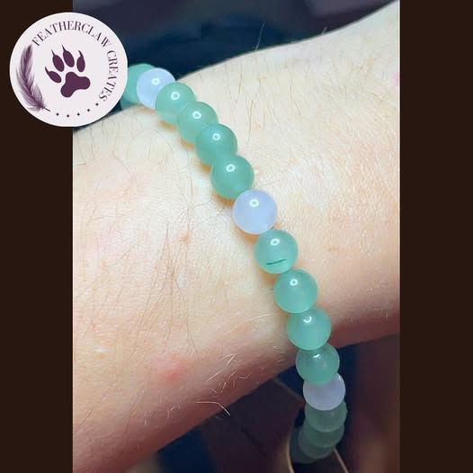 'Love in Bloom' Aventurine & Rose Quartz Bracelet